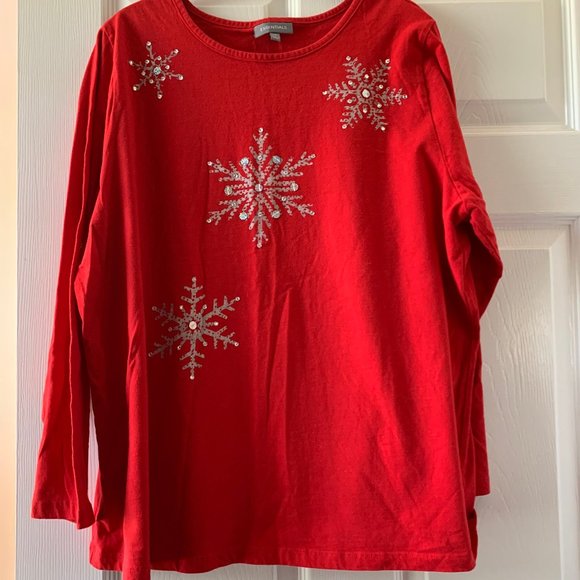Essentials Tops - Beaded Winter Shirt